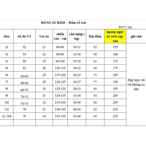 Rập giấy A0 mã R431 - đầm cổ sen - Hình ảnh 3