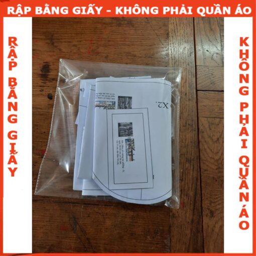 Rập giấy A0 đầm cổ vuông  mã 808 - Hình ảnh 2