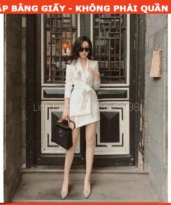 Alternative view of Rập áo cổ sam dáng dài mã 1238