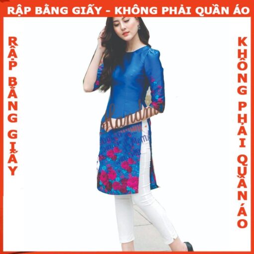 Rập giấy A0 may áo dài tay phồng mã AD01