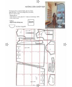 Alternative view of Rập giấy A0 mã T10 - set váy áo