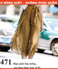 Rập giấy A0 quần kiểu mã 471