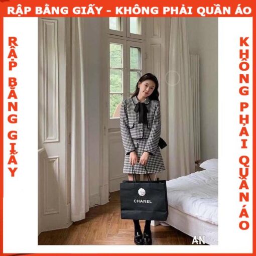 Rập giấy A0 set váy A áo cổ sen mã 1394 - Hình ảnh 3