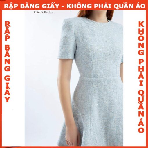 Rập giấy A0 mã 1579- rập đầm đuôi cá - Hình ảnh 3