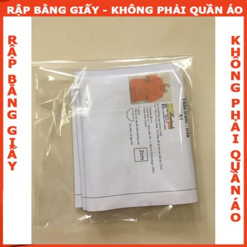 Rập giấy A0 áo cổ sen nhọn mã 1138 - Hình ảnh 4