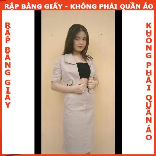 Rập giấy A0 set áo cổ én mã 1389 - Hình ảnh 3