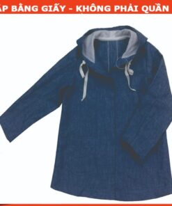 Rập áo khoác có mũ bé trai mã B17