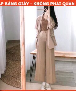 Alternative view of Rập giấy A0 áo vest 1 lớp dáng suông mã 1074