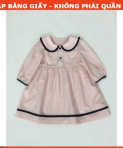 Rập giấy A0 mã R410 - đầm bâu lính thủy cho bé