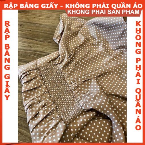 Rập giấy A0 đầm tay liền mã 875 - Hình ảnh 6