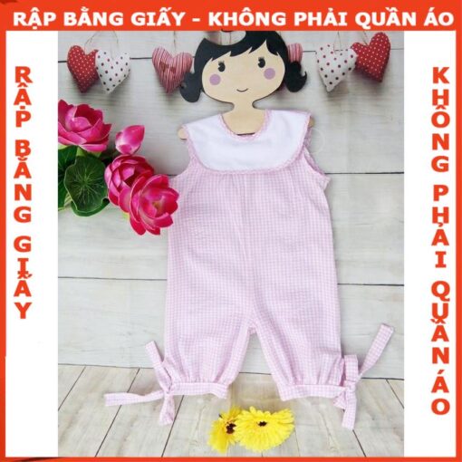 Rập giấy A0 mã R371 - Rập đầm bé gái - Hình ảnh 3