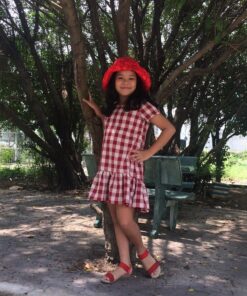 Alternative view of Rập giấy A0 mã R277 - rập đầm bé gái