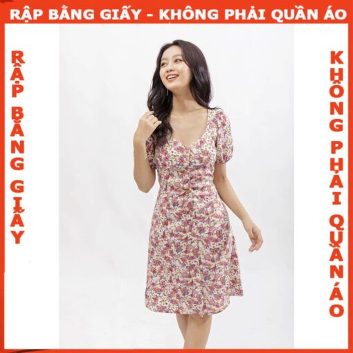 Rập  mã 984- đầm cổ 5 góc