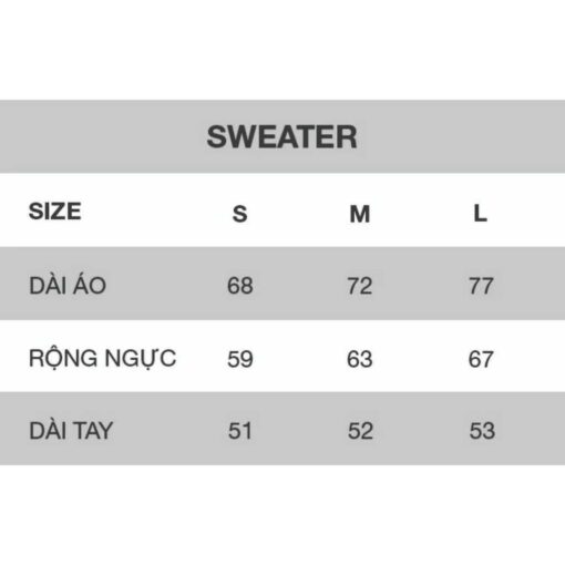 Rập giấy A0 áo sweater form unisex mã B51 - Hình ảnh 4