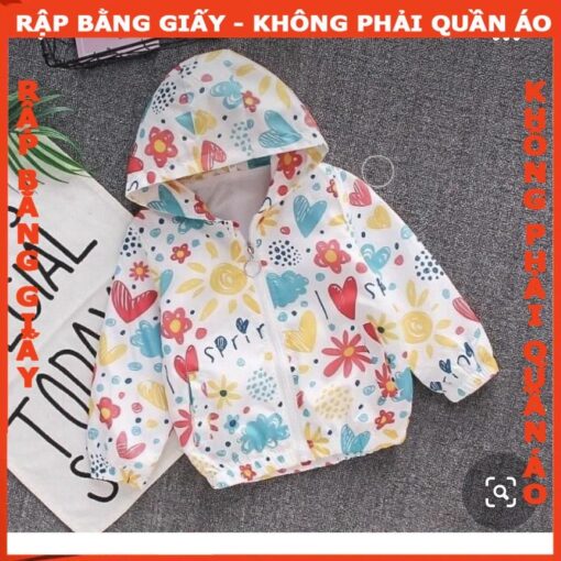 Rập giấy A0 áo khoác bé gái mã  R453 (BẢN VẼ)