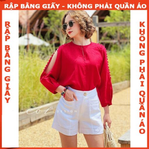 Rập giấy A0 mã 350 - áo tay cánh dơi