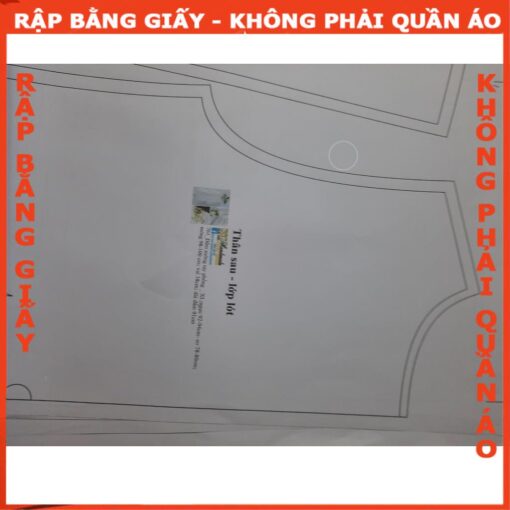 Rập  mã 761- Rập đầm suông tay phồng - Hình ảnh 3