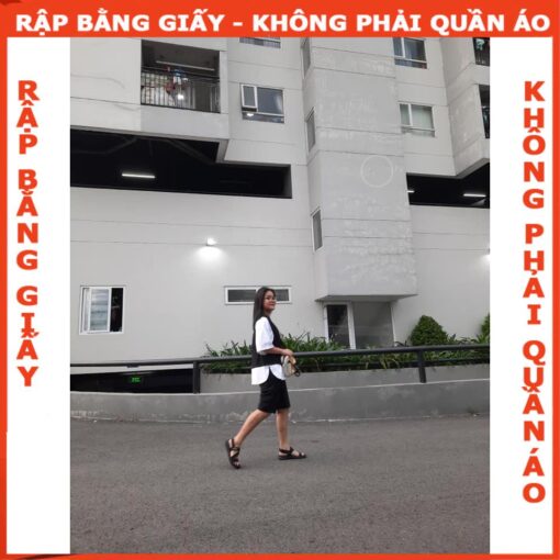 Rập giấy A0 bộ thun quần ngố mã 1313 - Hình ảnh 5