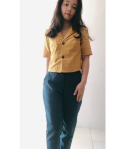 Alternative view of Rập giấy A0 mã 1041  - áo danton croptop