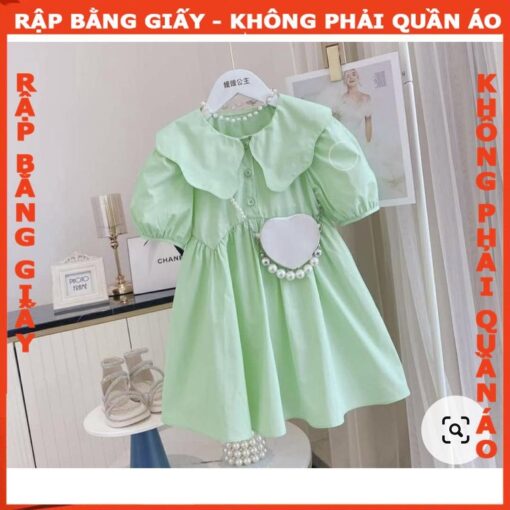 Rập giấy A0 đầm bé gái mã R441 (BẢN VẼ)