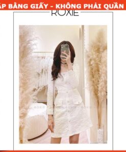 Rập giấy A0  đầm cổ vuông tay dài mã 1516