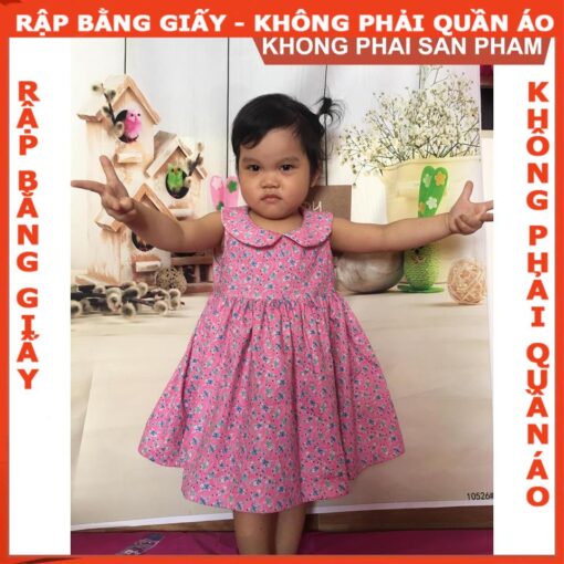 Rập giấy A0 đầm cổ sen sát nách mã R341 - Hình ảnh 4