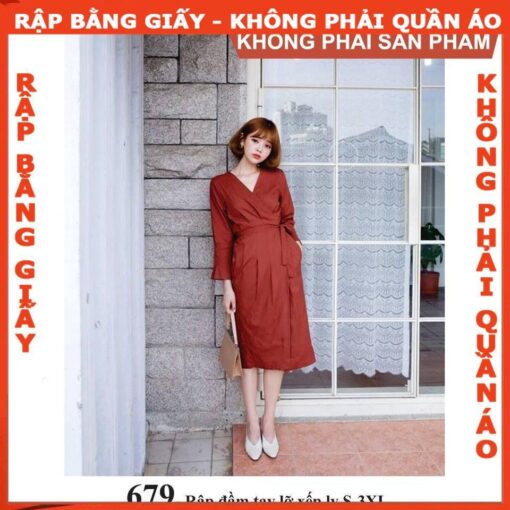 Rập mã 679 rập đầm xếp ly eo
