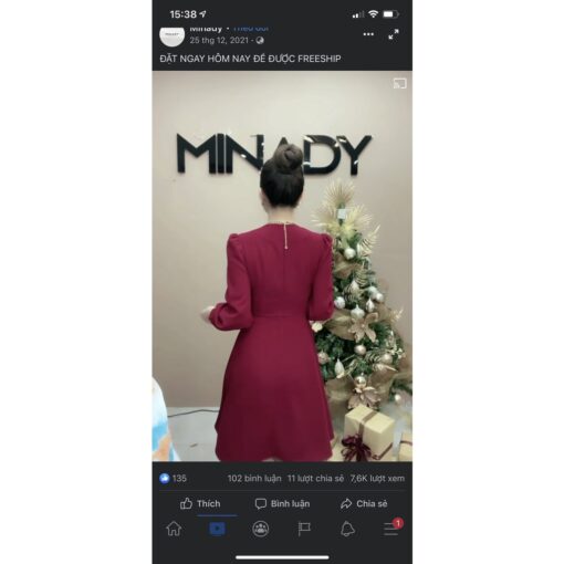 Rập giấy A0 đầm xòe mã 1569 - Hình ảnh 2