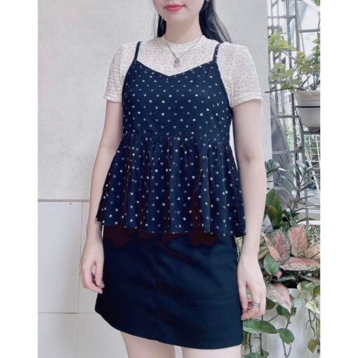 Rập giấy A0 mã 283 - áo dây ghi lê - Hình ảnh 3