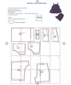 Alternative view of Rập giấy A0 mã 148 - bộ đùi mặc nhà