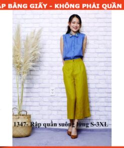 Rập giấy A0 mã 1347- rập quần suông lửng