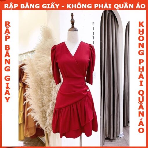 Rập giấy A0 mã 1527 - đầm đuôi cá