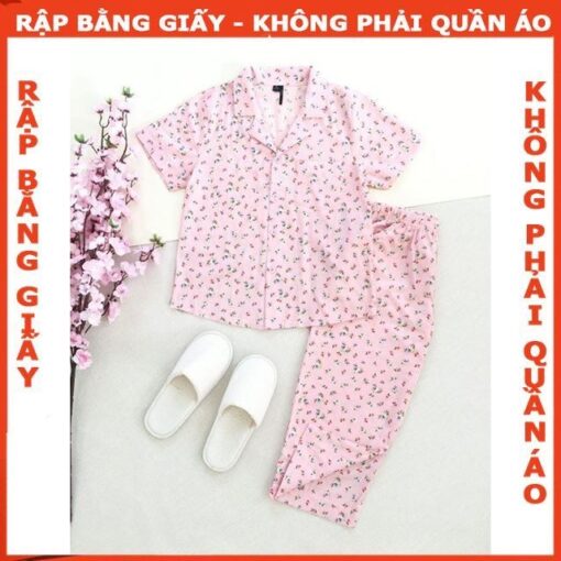 Rập giấy A0 mã 870 - bộ piyama lửng