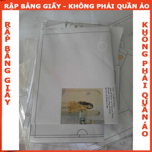 Rập giấy A0 bộ đùi nũ mã 1514 - Hình ảnh 5