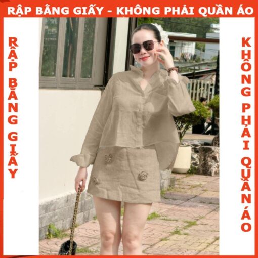 Rập giấy A0 áo sơ mi + chân váy mã 235