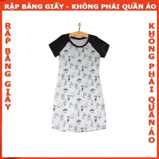 Rập mã 612 rập đầm thun tay ragland