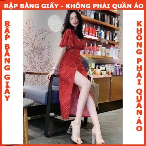 Rập đầm cổ tim tay loe mã 1225
