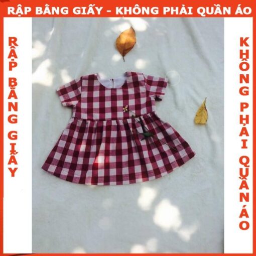 Rập giấy A0 áo bé gái mã R147