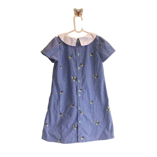 Rập  mã R347 - đầm cổ sen dáng suông cho bé - Hình ảnh 5