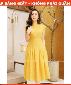 Rập giấy A0 mã 170 - đầm xòe xếp eo