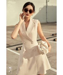 Alternative view of Rập giấy A0 mã 1167 - đầm cổ ve