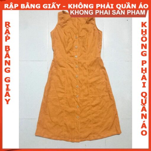Rập giấy mã 769 - đầm sát nách - Hình ảnh 4
