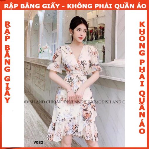Rập giấy A0 mã 1326 - đầm voan