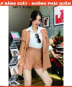 Rập giấy A0 mã 1497 - áo khoác dáng suông