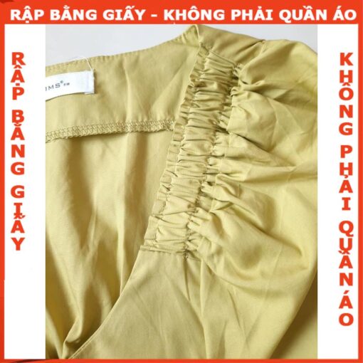 Rập giấy mã 1044- áo tay phồng cổ U - Hình ảnh 4