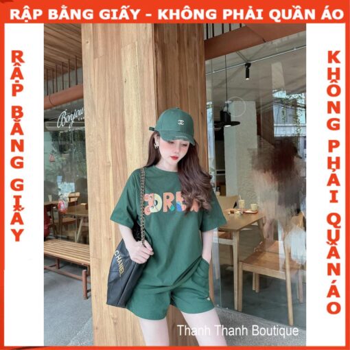Rập giấy A0 may bộ thun nữ mã 305 - Hình ảnh 2