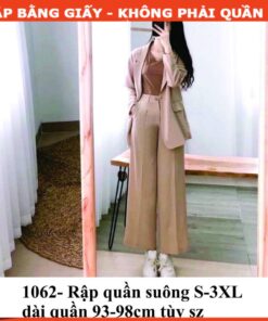 Rập giấy A0 quần suông mã 1062