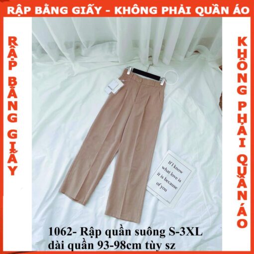 Rập giấy A0 quần suông mã 1062 - Hình ảnh 3
