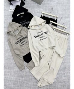 Alternative view of Rập giấy A0 bộ quần suông áo hoodie mã 244