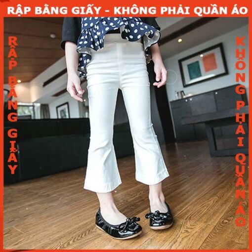 Rập mã 380 - quần loe dáng lửng cho vải thun mẹ bé